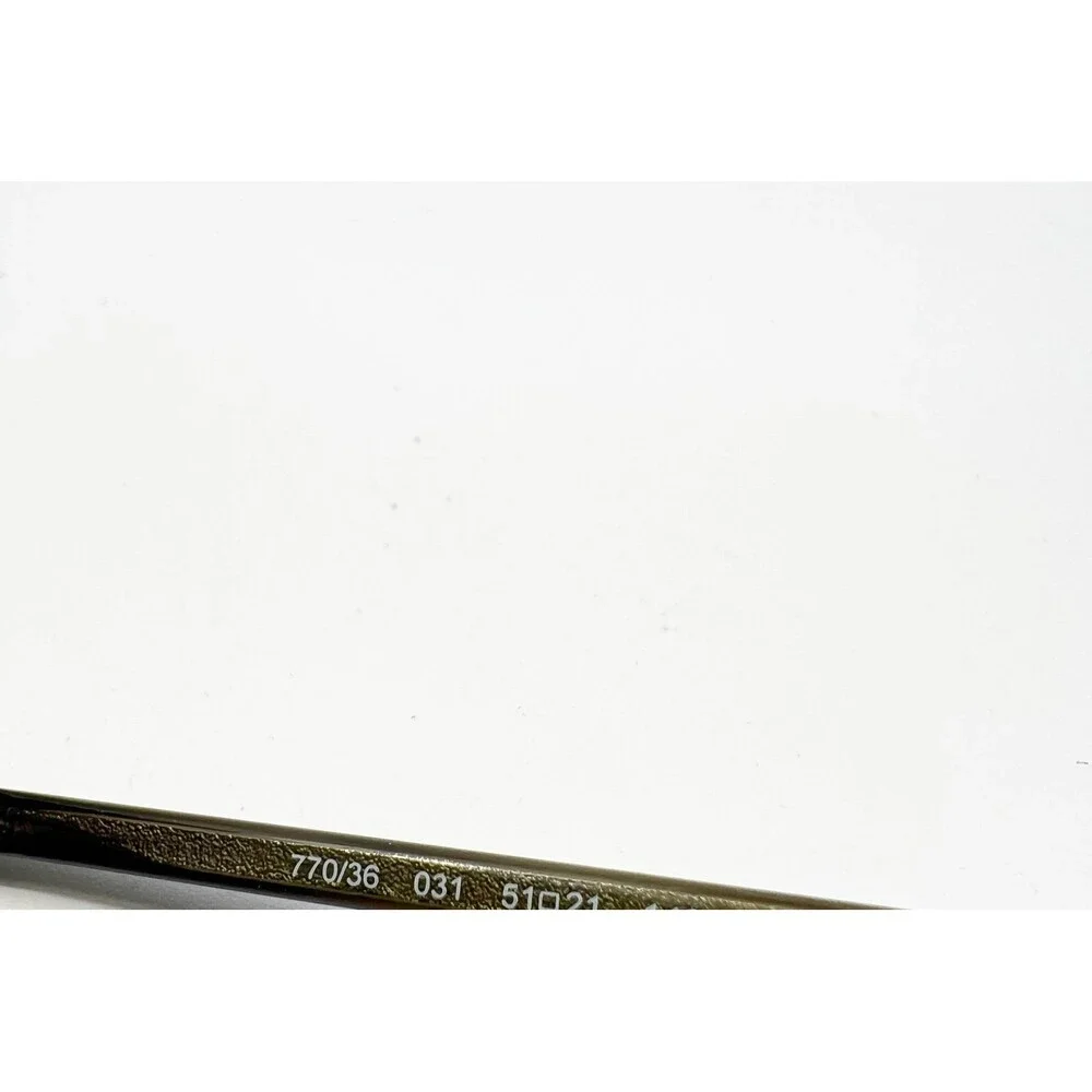 Marchon Airlock 2 Eyeglasses Mens Brown Rimless Rectangle 51-21-140